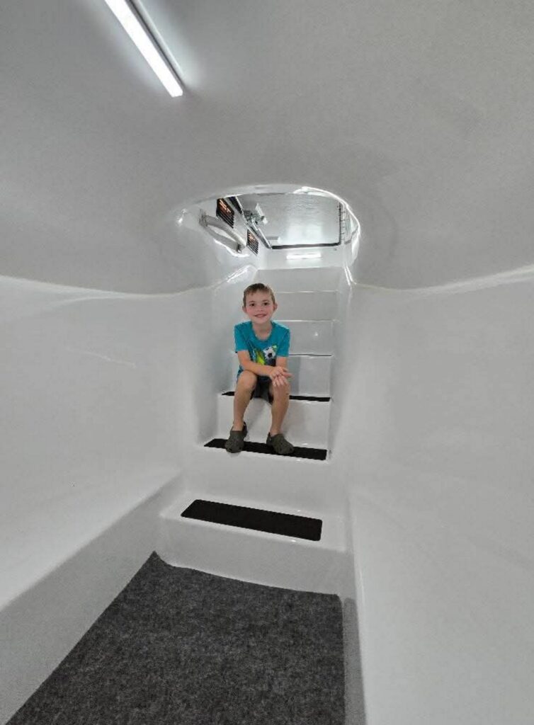 This kid loves his poppies shelter