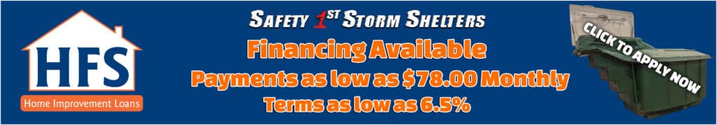 Storm Shelter Financing